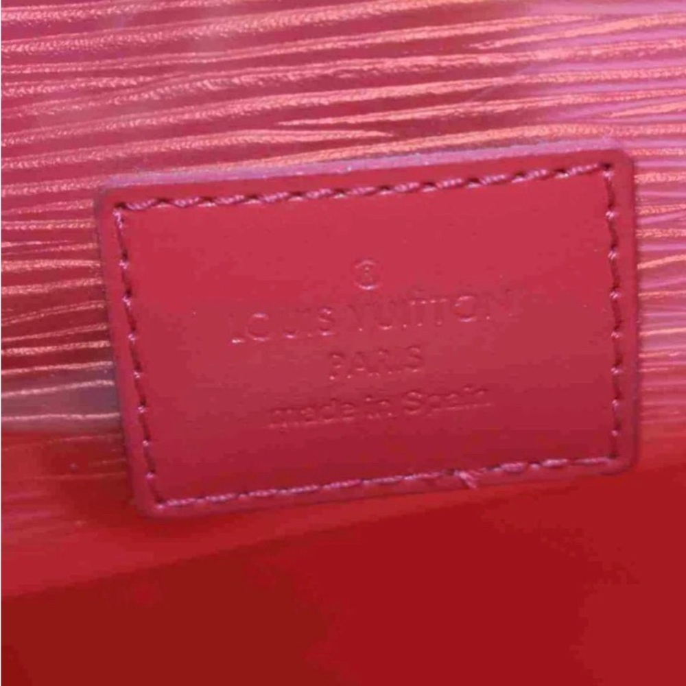 Louis Vuitton Red Epi Plage Lagoon Bay With Pouch Beach Tote - Picture 8 of 11